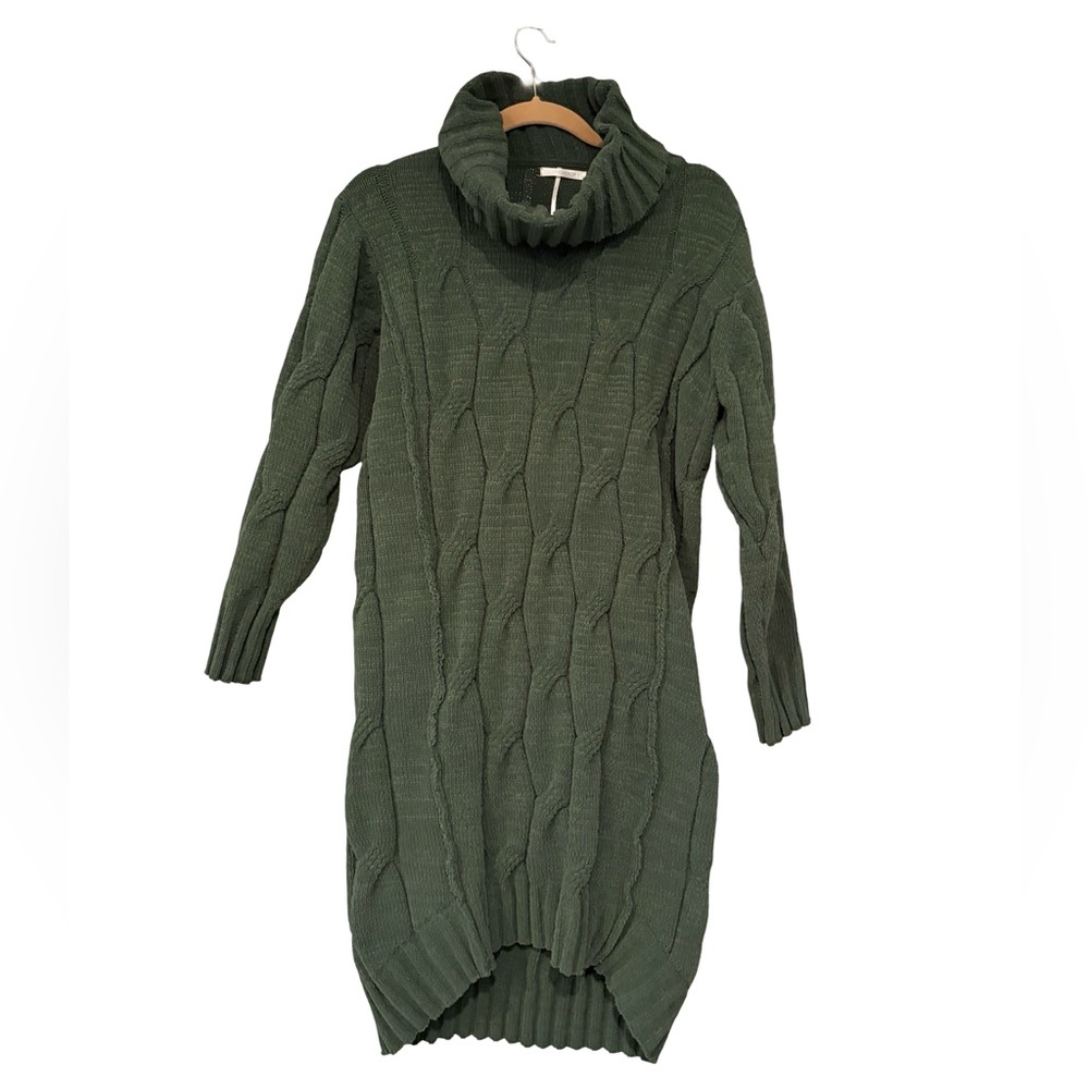 STITCHDROP Chenille Cable Knit Sweater Dress, Sz M - Picture 11 of 15